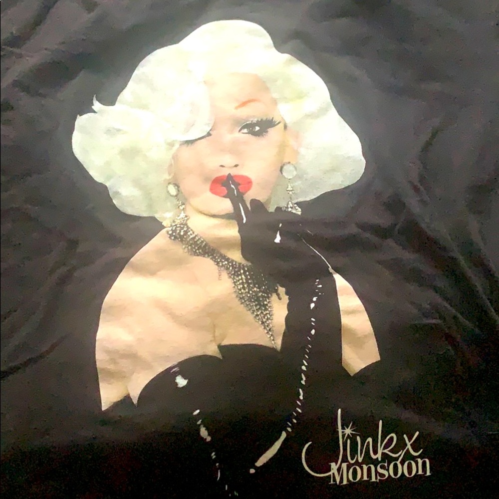 Rupauls Dragrace jinx Monsoon T shirt XL dragcon